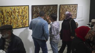 عبد الله الرامي يفتتح معرضه التشكيلي الجديد بالدار البيضاء
