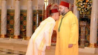 تهنئة صاحب الجلالة الملك محمد السادس نصره الله وأيده بمناسبة عيد الفطر السعيد من السيد بوشعيب خلدون
