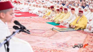 أمير المؤمنين يترأس بمسجد الحسن الثاني بالدار البيضاء حفلا دينيا إحياء لليلة القدر المباركة