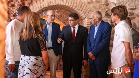 السيد بنسعيد يطلع على تقدم أشغال ترميم المواقع والمآثر التاريخية المتضررة جراء زلزال الحوز ويزور موقع أغمات الأركيولوجي