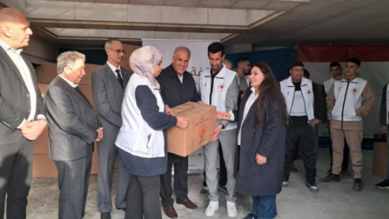 وكالة بيت مال القدس تشرع في توزيع المساعدات الغذائية على مؤسسات الرعاية الاجتماعية بالقدس الشريف